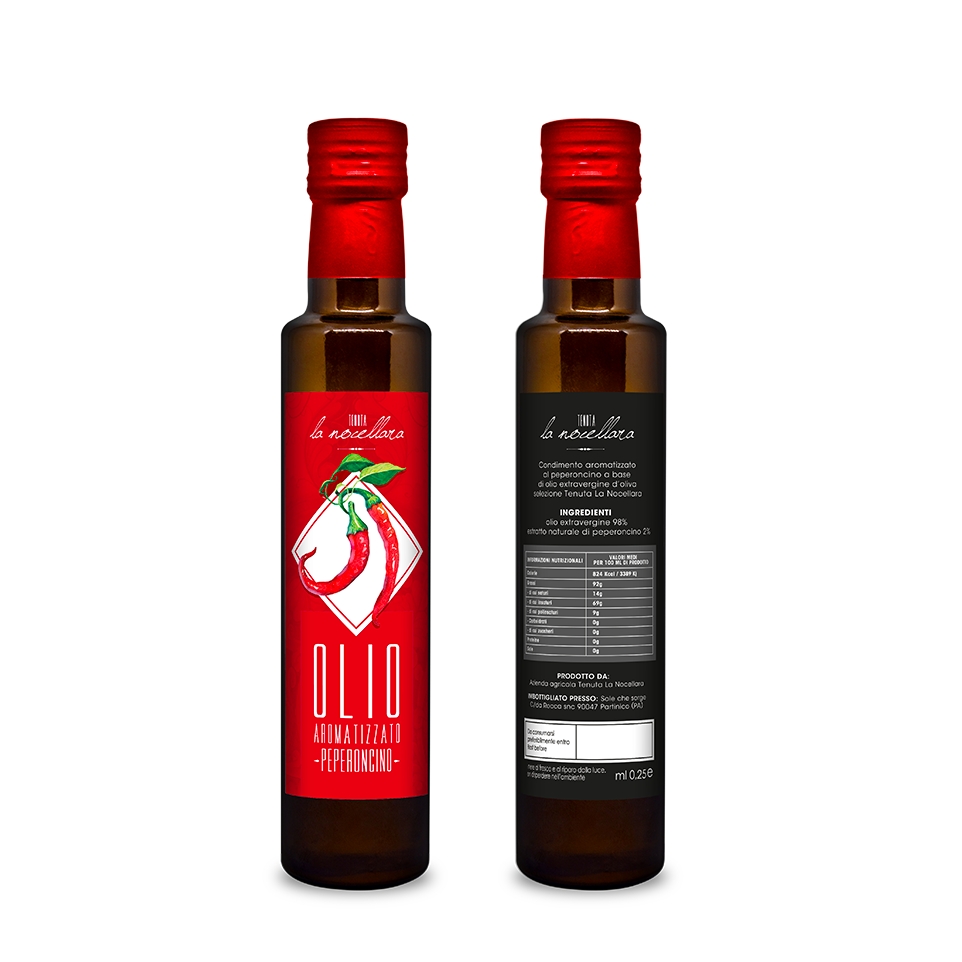 Aceite con sabor a chile - 0.25