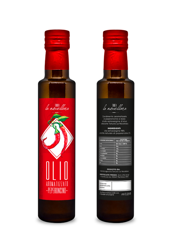 Aceite con sabor a chile - 0.25