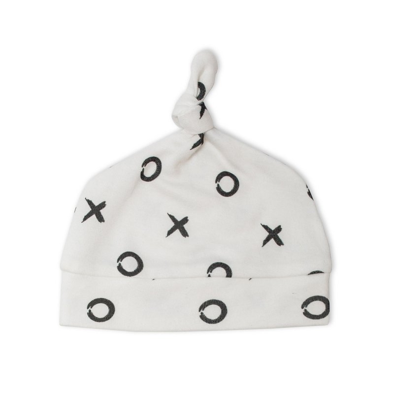 Lulujo Hallo Welt Swaddle & Hat - Umarmungen & Küsse
