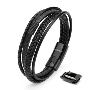 Leather bracelet "Wild"