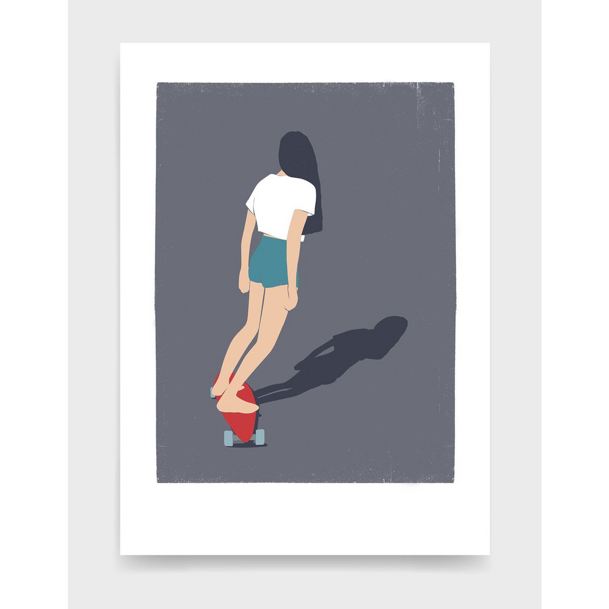 Fille de planche à roulettes II