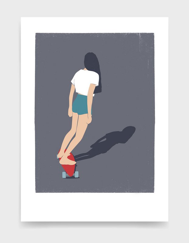 Ragazza dello skateboard II