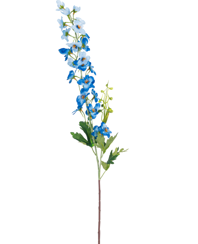 Künstliche Blume Delphinium 79 cm blau