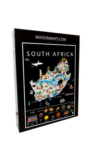 Puzzle von Südafrika
