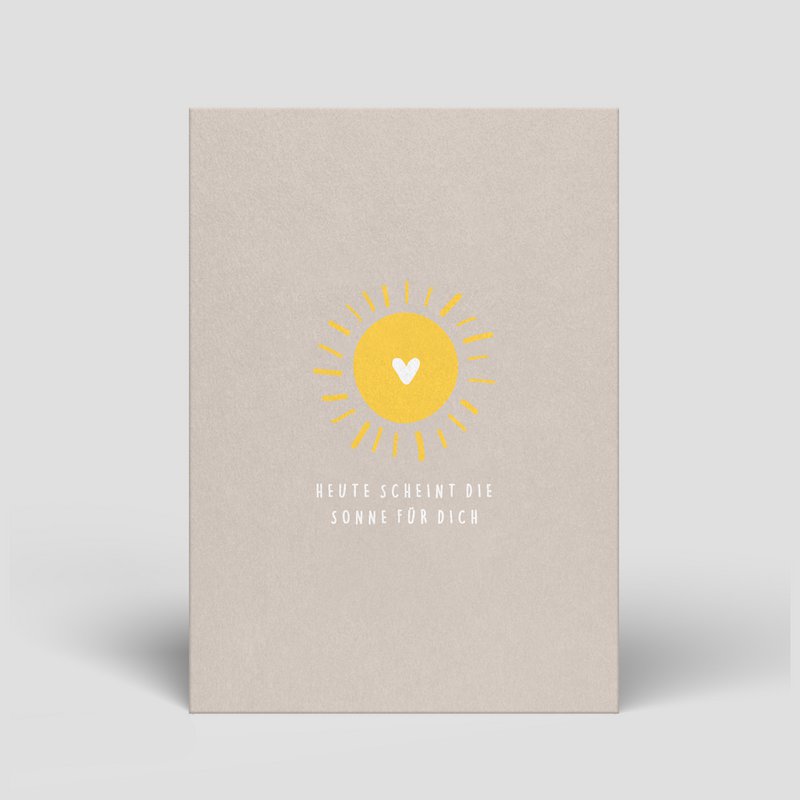 Birthday card - fair, ecological and sustainable