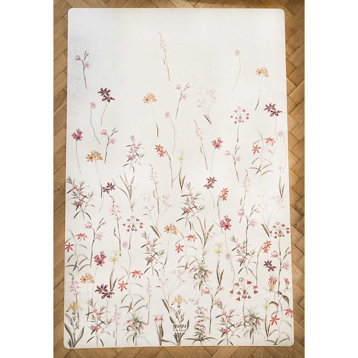 Naturkautschukmatte Flower Garden groß