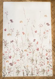 Natural rubber mat Flower Garden big