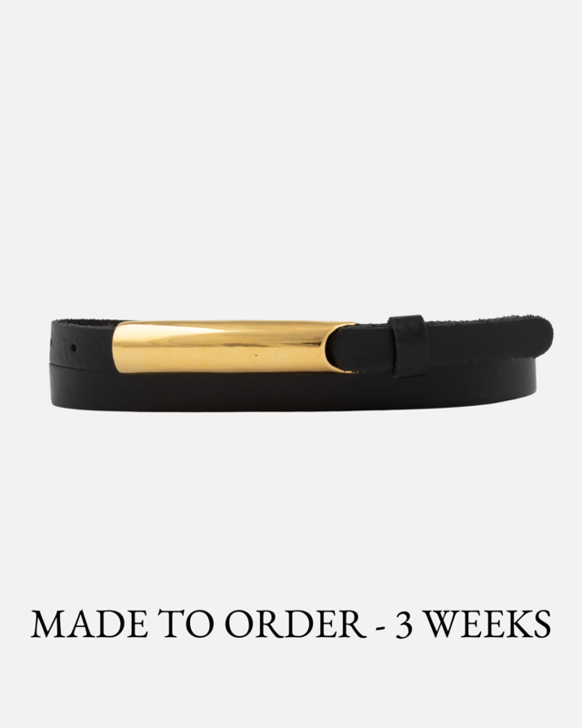 MADE TO ORDER Irene | Sleek Leather Belt