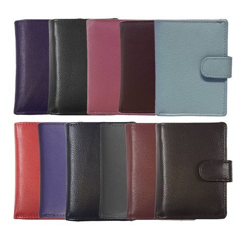 Cardprotector - Miniwallet - Mini Wallet - Leder Kartenetui Leder - Kreditkartenetui In 11 Farben