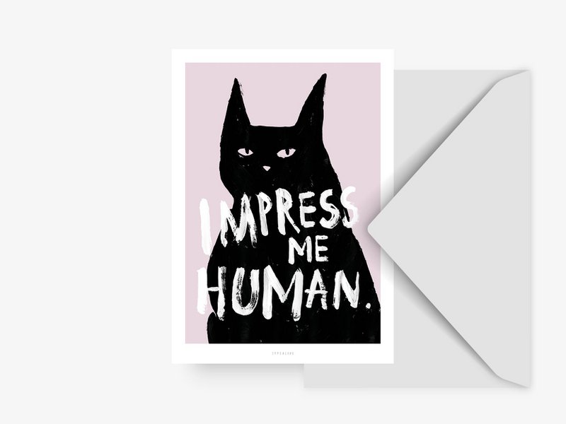 Postkarte / Impress Me