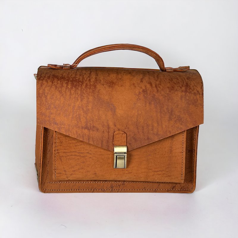 Handgemaakte lederen Crossbody tas