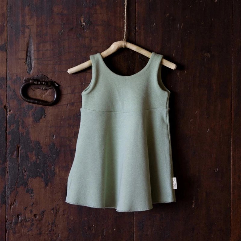 ROMANI DRESS in Green Sage