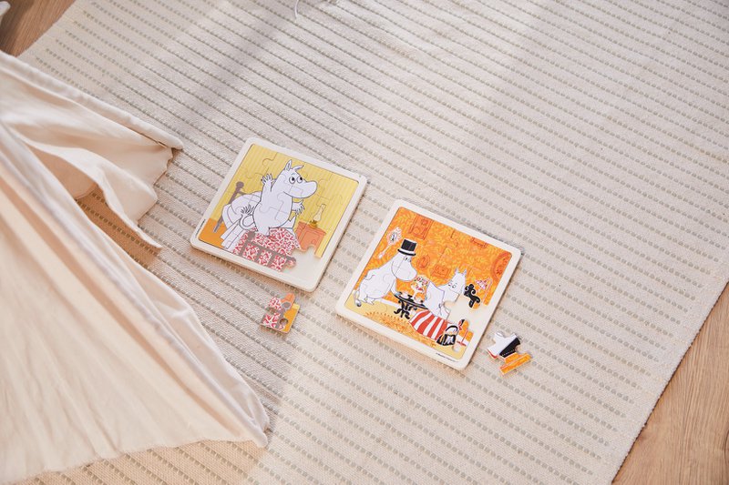 Moomin - Puzzle en bois encadré - Saut au coucher