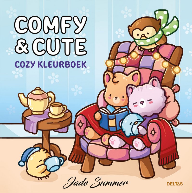 Comfy & Cute – Gemütliches Malbuch