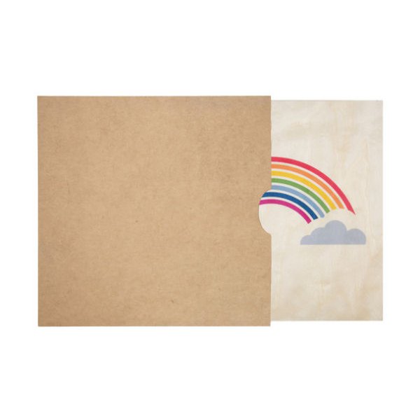 Poster 45T/7 inch wooden miami rainbow