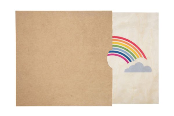 Poster 45T/7 inch wooden miami rainbow