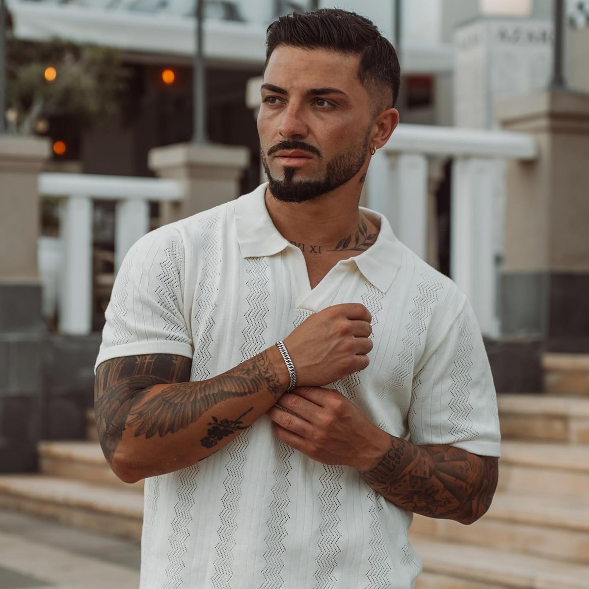 Brassard Edelstahl "Cuban"