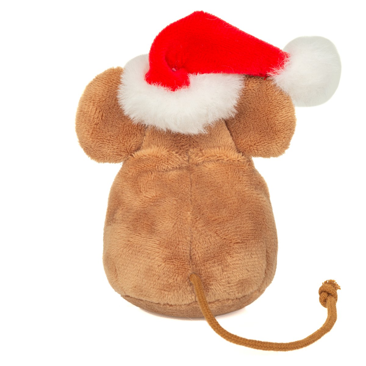 Mouse di Natale con biscotto 11 cm - peluche - giocattolo soft