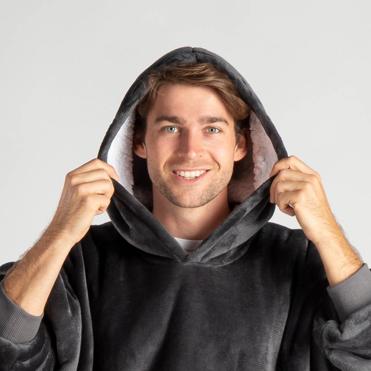 Vitapur - Hoodie deken - Grijs