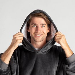Vitapur - Hoodie deken - Grijs