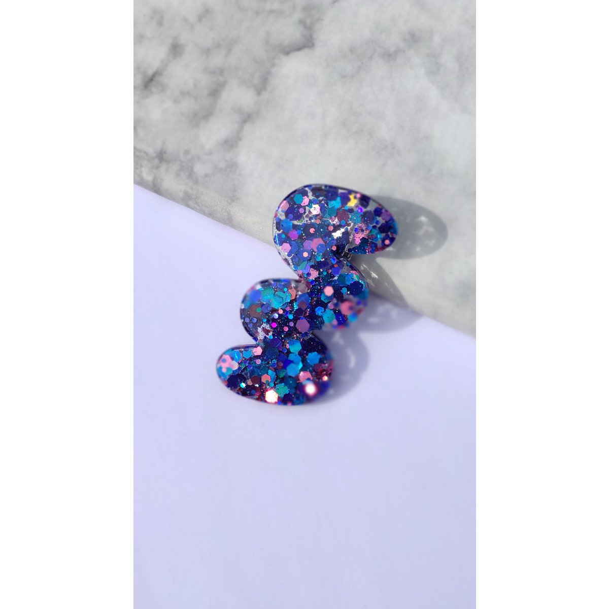 PACK DE MÉLANGE DE GLITTER SQUIGGLE - AVEC PRÉSENTOIR EN BOIS GRATUIT
