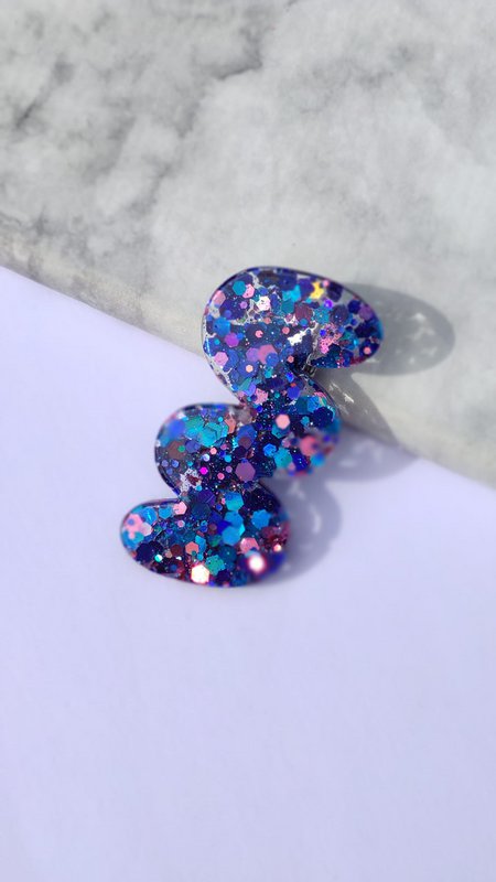 PACK DE MÉLANGE DE GLITTER SQUIGGLE - AVEC PRÉSENTOIR EN BOIS GRATUIT