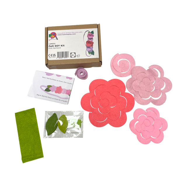 DIY rosa Stirnband