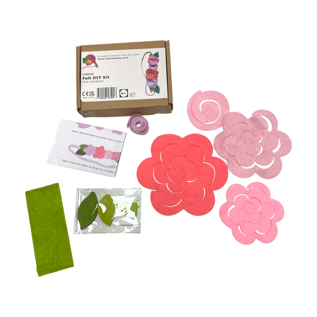 DIY rosa Stirnband
