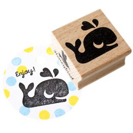 Leuke walvisstempel voor creatieve avonturen