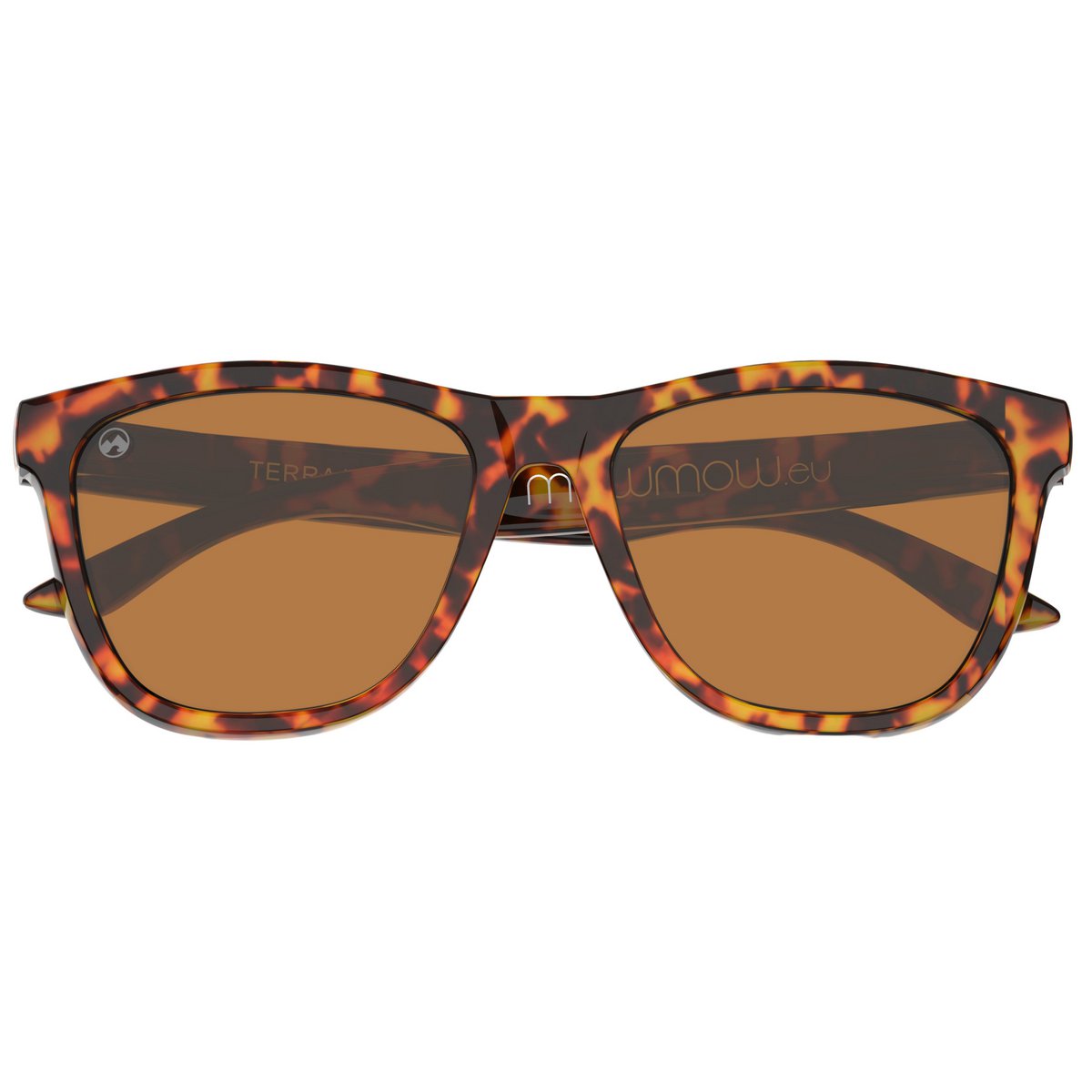Terra - Tartotalizzazione Frame marrone scuro | lente ambra