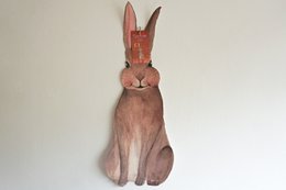 Wall sticker rabbit L