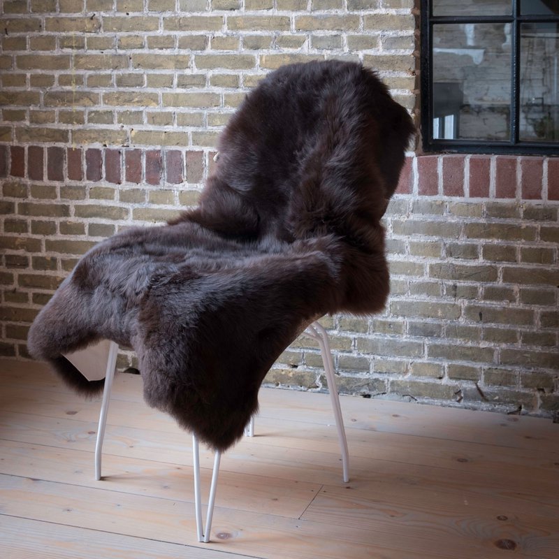 Brown sheepskin