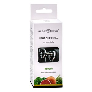 Serene House Car Scent Vent Clip Refill (3pcs) - Refresh