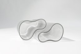 MIST SERIES TALL CLEAR VASE