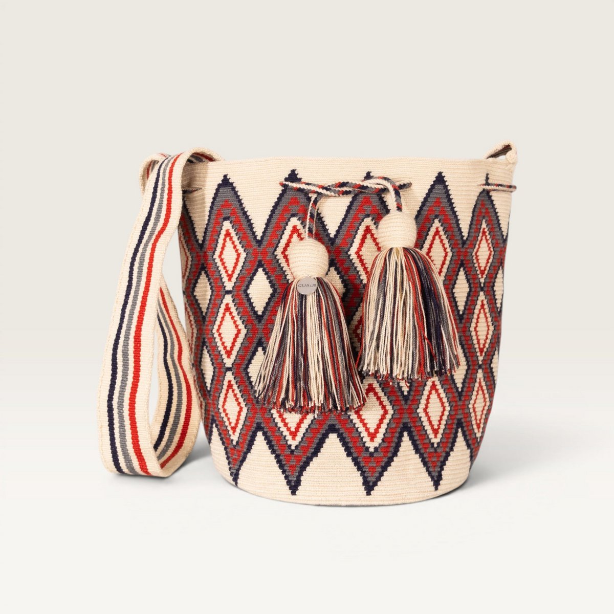 Geometric crossbody L | Red