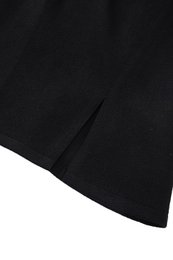 EU STOCK Sabrina Black Vintage Comfy Cape Shrug