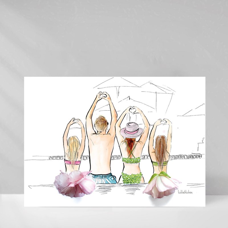 Card with envelope | Family time