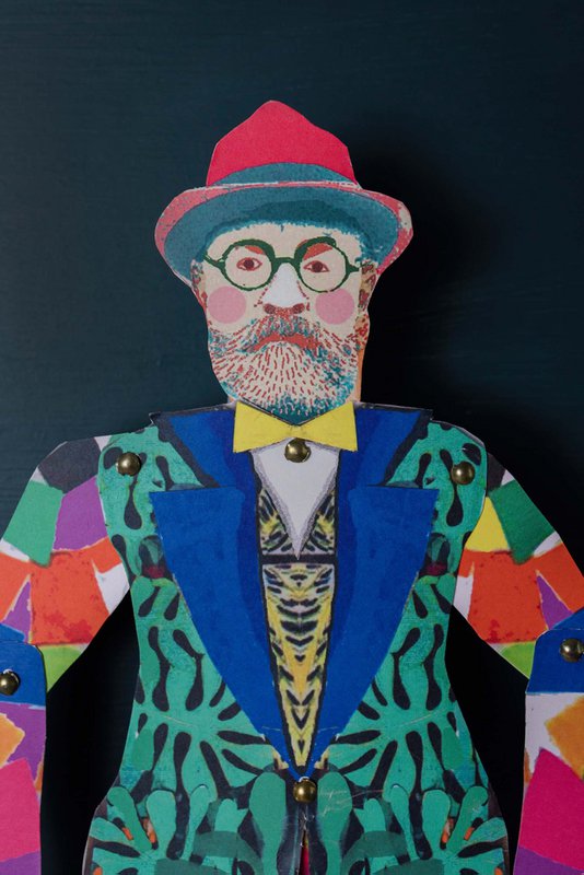 Matisse klippede og lavede dukke