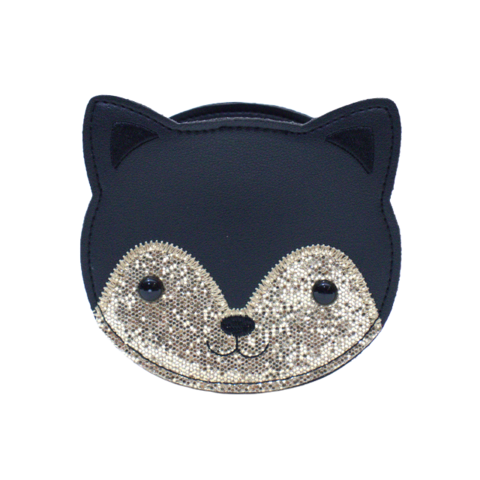 Children's shoulder bag - Gaspard the black kitten