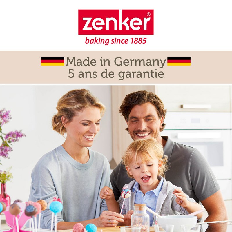 Set de molde 3D Conejito de Pascua y 5 cortadores de galletas Zenker Conejito de Pascua