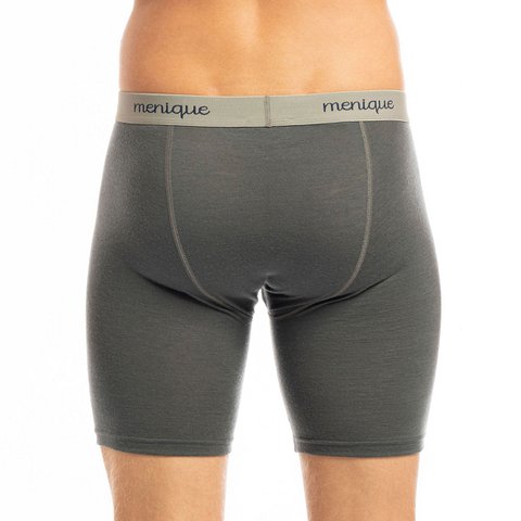 Merino 160 boxershort voor heren, perfect grijs
