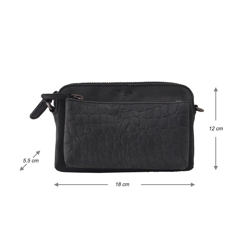 Ladies Bag – Croco Cody Minibag – Crossbody bag – Crossbodybag – Small Ladies Bag – 3 Colors – Wallet Bag