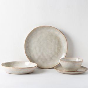 Geschirrset Aarhus 16 pcs. beige
