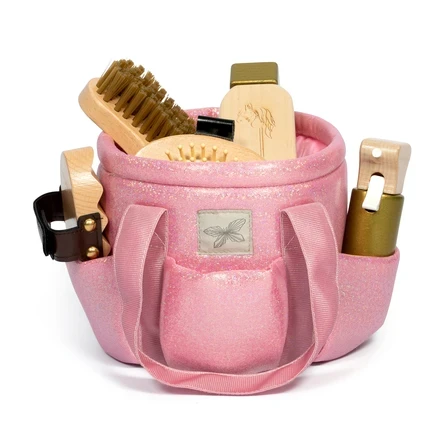 Rosa Pflegetasche für Steckenpferd