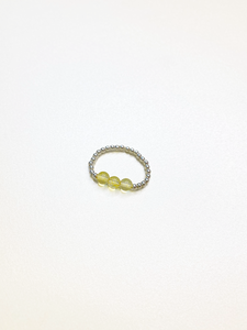 DRAGEE citrine silver ring