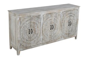 CARVED WOODEN FURNITURE 6 DOORS HM182309