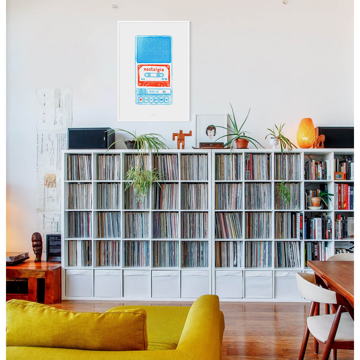 Impression d'art mural sur cassette