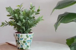 Paquet de bricolage Mosaic Flowerpot (2 pièces)