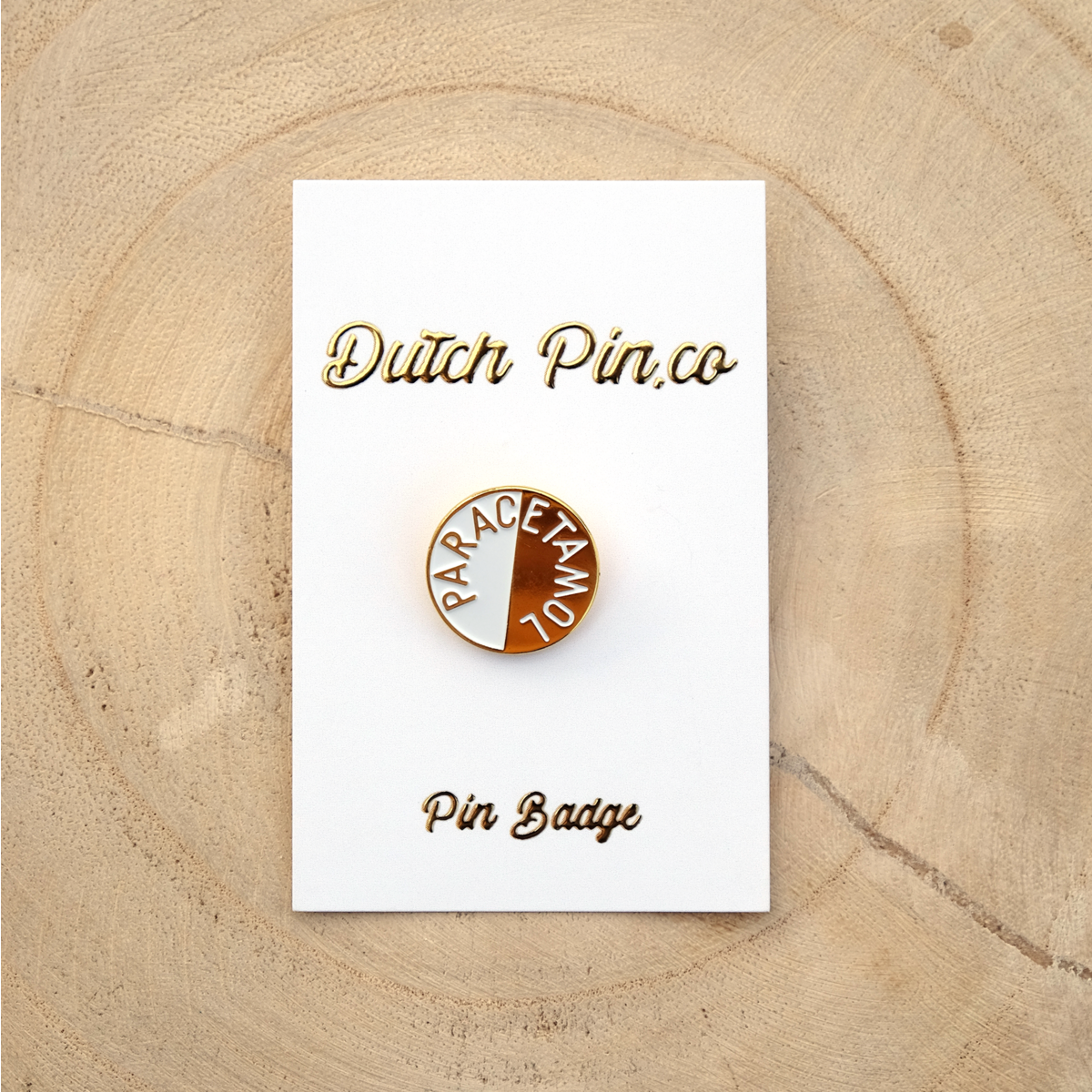Paracetamol Pin-badge