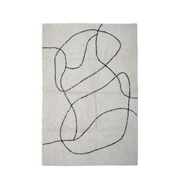 Viga Rug, White, Cotton